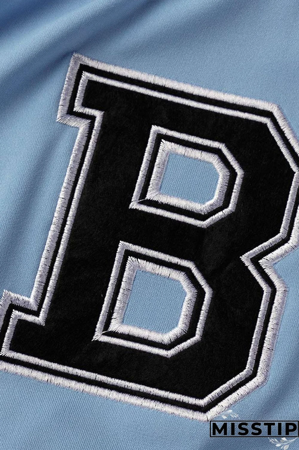 Green Fashion Casual Letter Embroidery Patchwork Short Sleeve Two Pieces