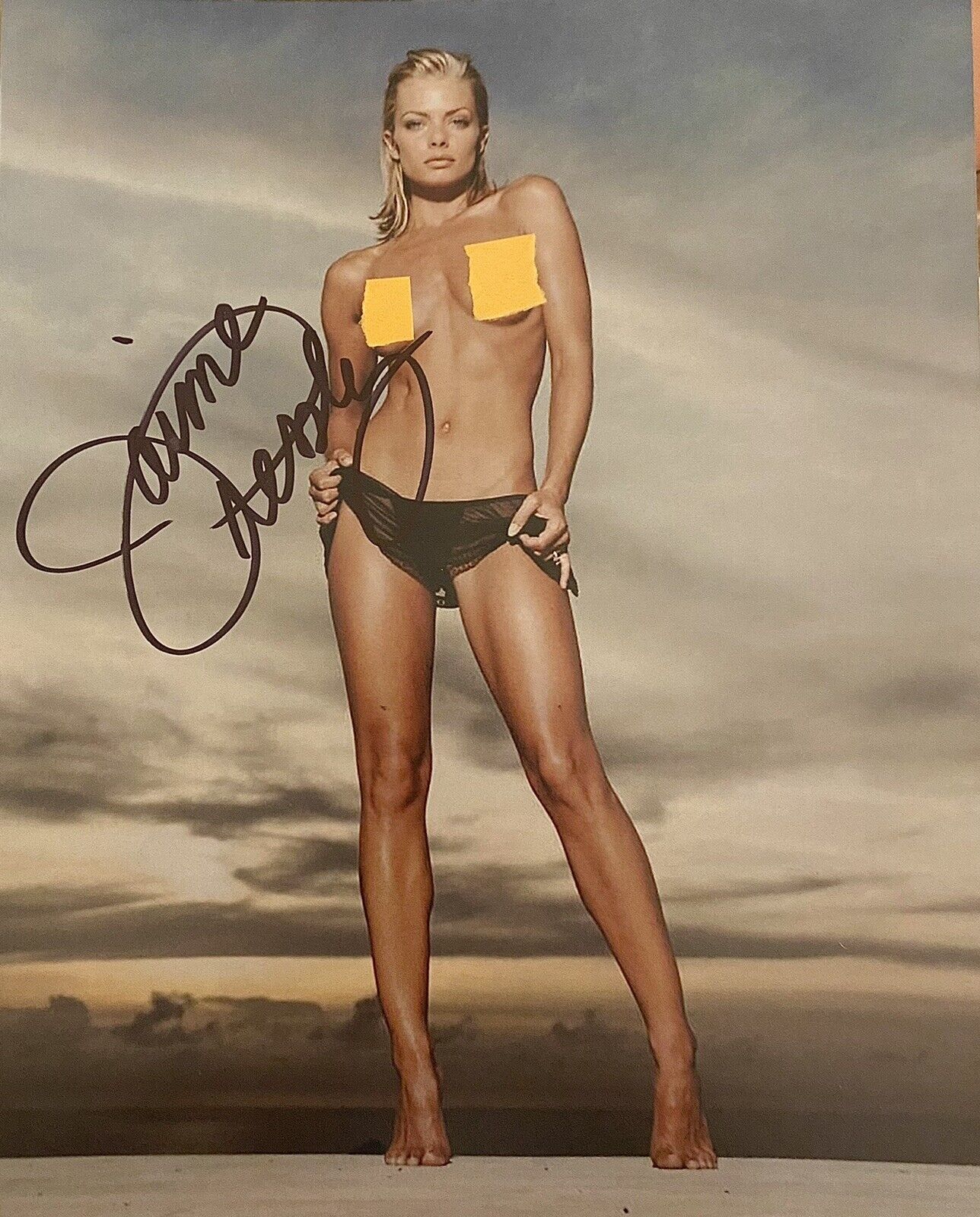 Jaime Pressly signed Autographed 8x10 Photo Poster painting Sexy Playboy Model Nude