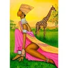 Diamond Painting -DIY Full Square Drill Woman and Deer