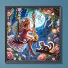 Swinging Girl - Crystal Rhinestone Diamond Painting