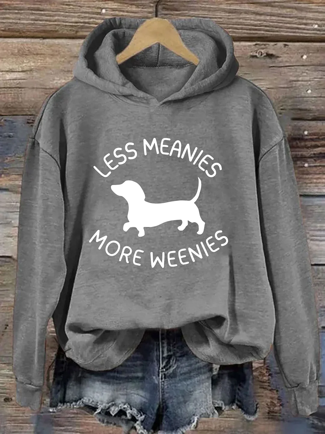 Less Meanies More Weenies Hoodie