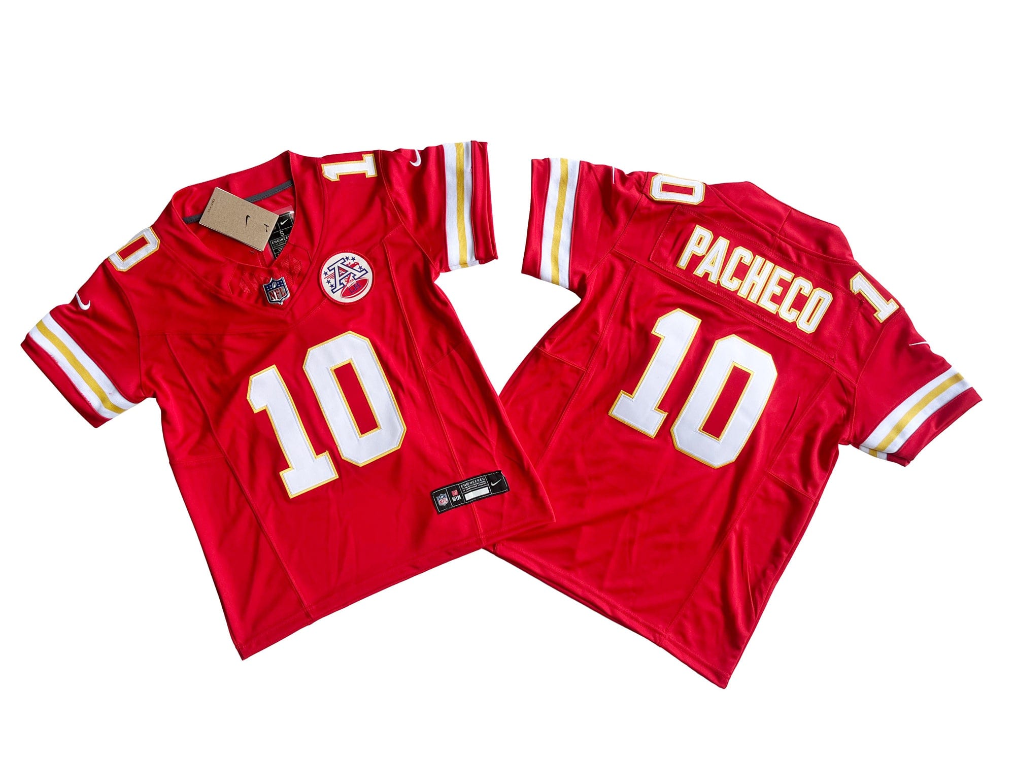 Kansas City 10# Isiah Pacheco Youth Nike Vapor F.U.S.E. Limited Jersey mysite