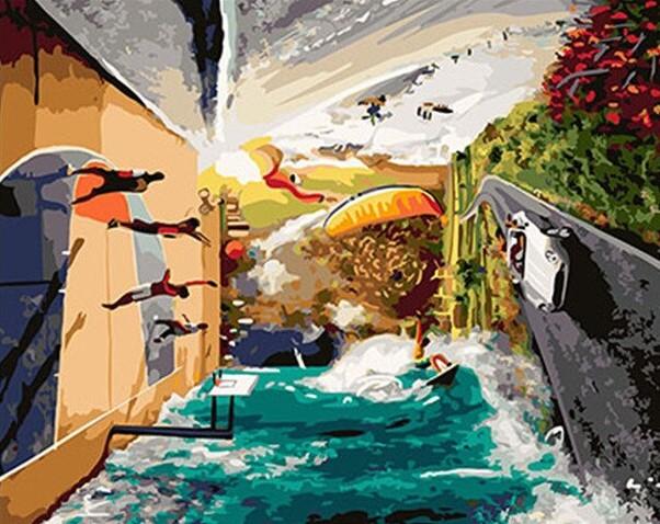 

Sceneries Of Nature Sports – Paint By Numbers - 40*50CM, 501 Original