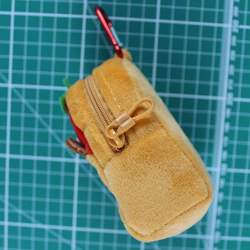 Kapibala Fruit Hat Coin Purse Cartoon Fruit Version Capybara Coin Purse Plush Small Backpack Bag Pendant