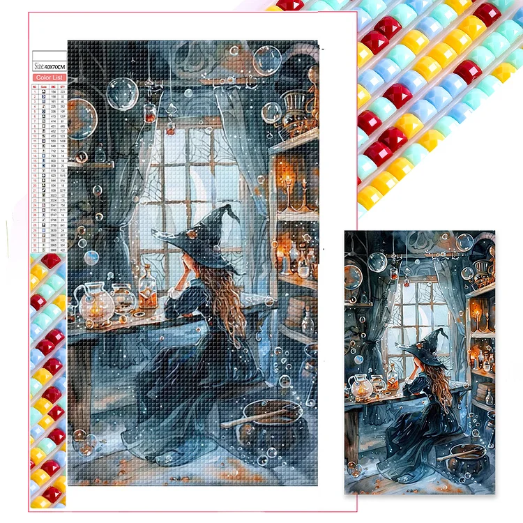 Girl - Full Square - Diamond Painting(45*75cm)