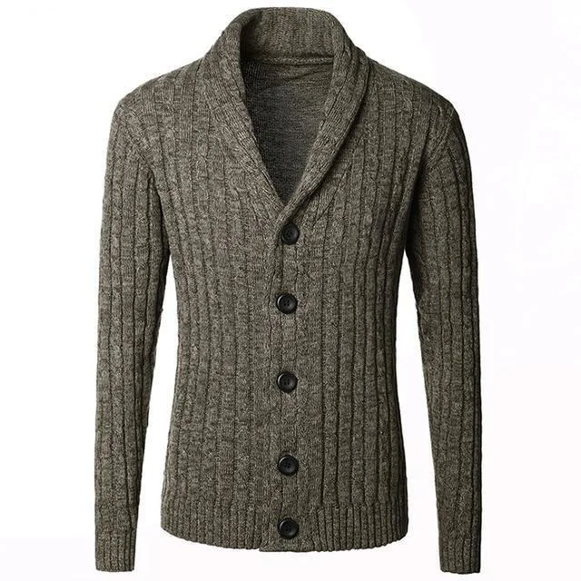 Men's Sweater Cardigan Long Sleeve Cardigan Sweater Jacket