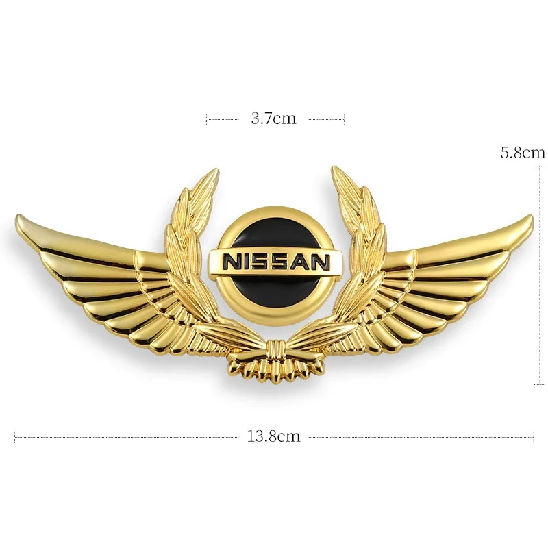 3D car metal badge decorative side label (customized car logo)