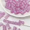 100PCS Delicate Shimmer Colorful Bamboo Joint Acrylic DIY Beads