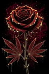 Luxury AB Velvet Diamond Painting Kit - Rose