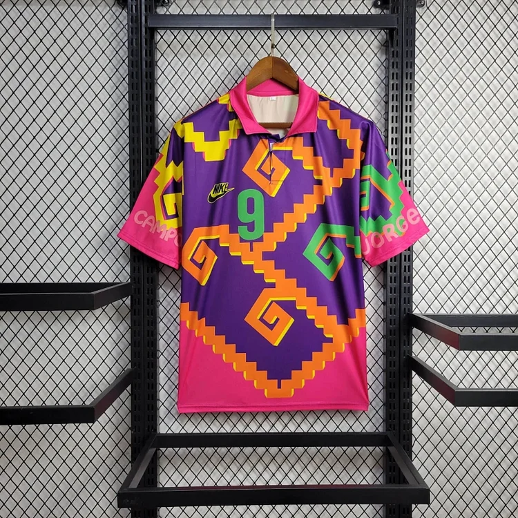 Mexiko Jorge Campos Klassisch und Retro Torwart Trikot - Orange