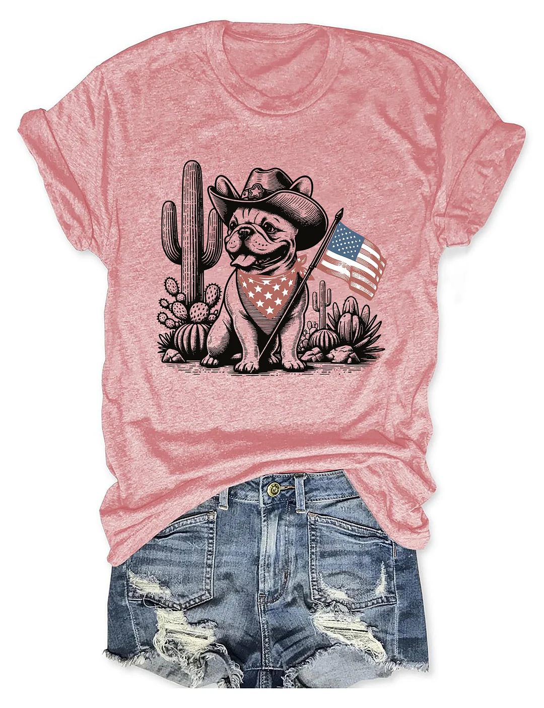 French Bulldog 4th Of July T-shirt