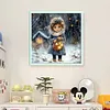 Girl-14CT/18CT Stamped Cross Stitch 50*50cm/19.69*19.69in