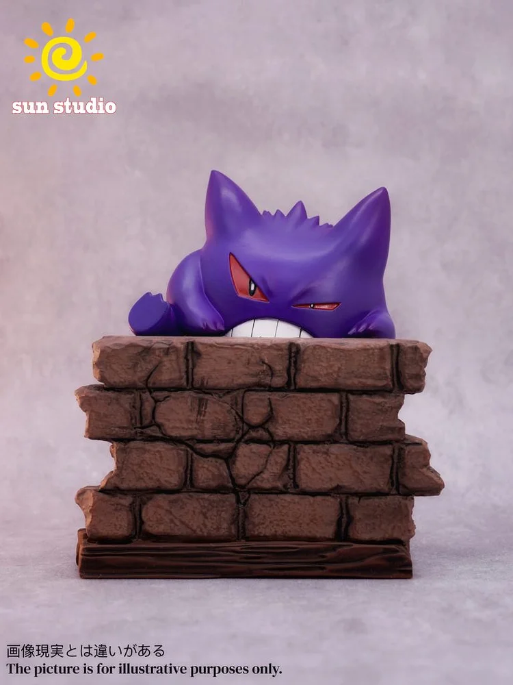 PRE-ORDER Sun Studio - Pokemon Wall Climbing Gengar Statue(GK)-