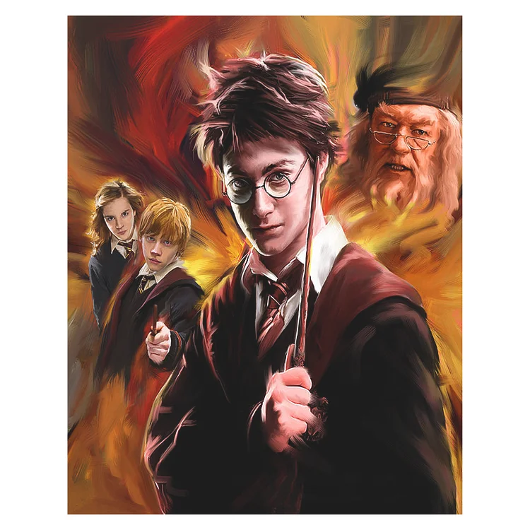 『DIY』Harry Potter - 11CT Stamped Cross Stitch(36*46cm)