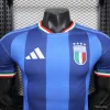 Italy 2026 Blue with Tonal Vertical Stripes  Player Version