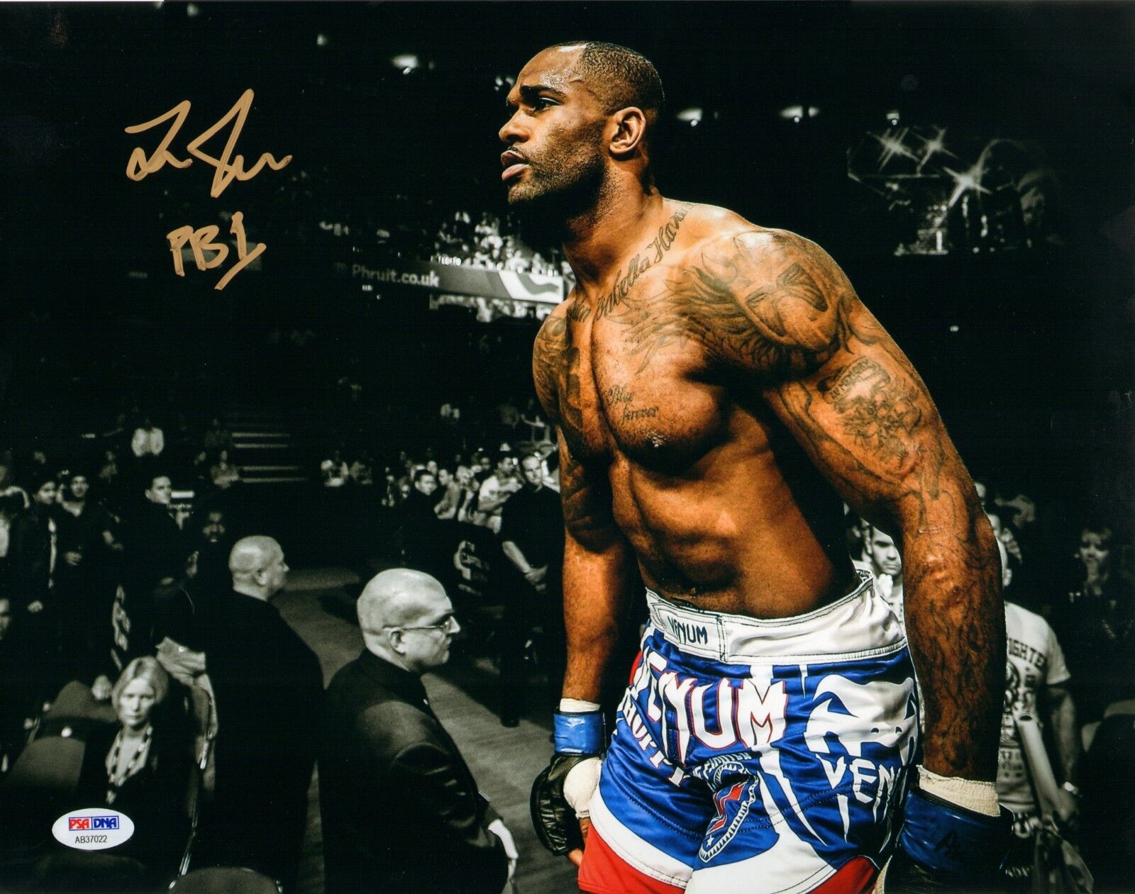 Jimi Manuwa Signed UFC 11x14 Photo Poster painting PSA/DNA COA Picture Autograph Fight Night 37