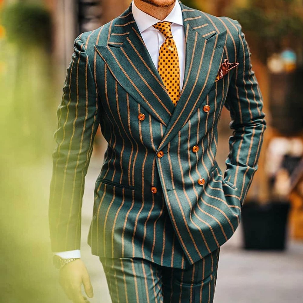 Casual mid-slim-fit suit