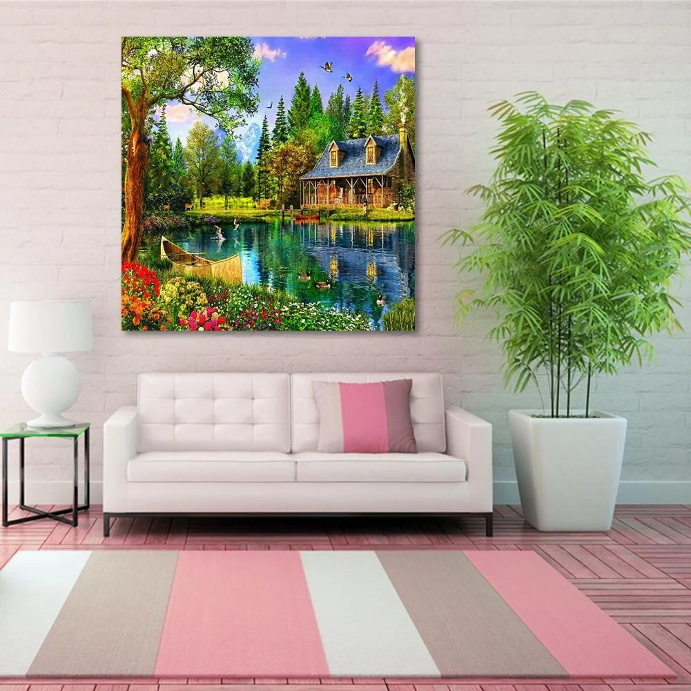 Diamond Painting - Partial Round Drill - Rural(30*30cm)