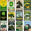 (Multi Style)John Deere - Panneaux en &eacute;tain m&eacute;tallique(20*30cm/30*40cm)