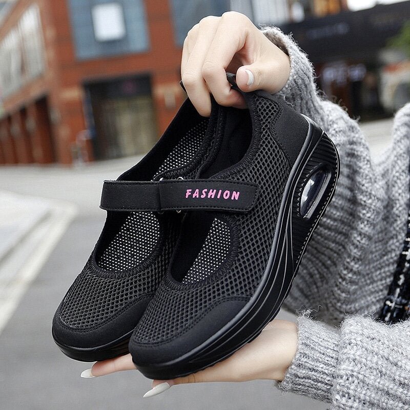🔥70%OFF 🔥QVCIarkshoes- Breathable Slip-On Orthopedic Women's Diabetic Walking Shoes(BUY 2 GET 10%OFF)