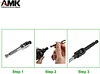 AMK RC Tool Kit Electric Screwdriver with 6.35mm Hex Bit Linkages Link Rod Ends Installing Equipment for 1/10 Scale Accessories SCX10 TRX4 Upgrades (E-crewdriver+Silver)