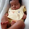 [New Black Boy] 20" Realistic Black Silicone Sleeping Reborn Baby Boy Doll - RBBI-Myrebornbabydoll&reg; Myrebornbabydoll&reg;