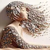 Stone Art Special Shaped 5D DIY Partial Drill Diamond Painting Kits for Adults Beginners Home Decor Diamonds Dots Gem Art 11.81 X11.81inch