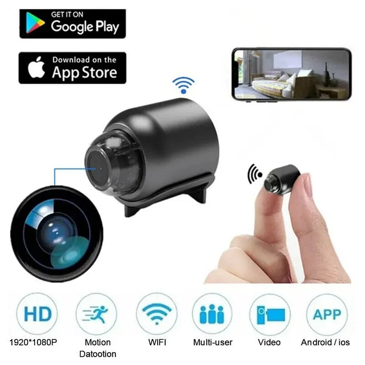 Novus Mini Wifi Camera 1080P HD - Night Vision Included