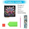 Lotus speziell geformtes 5D-DIY-Teilbohrer-Diamantkunst-Kit f&uuml;r Wohnaccessoires 30x30cm