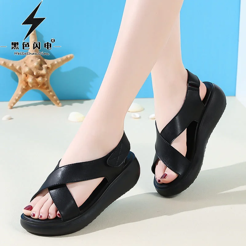 bigfuclothes Leisure Spot Rubber Sandal
