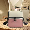 Double Layers Lunch Bag Leak Proof Hand-Held Cooler Box Portable Picnic Trip Bag