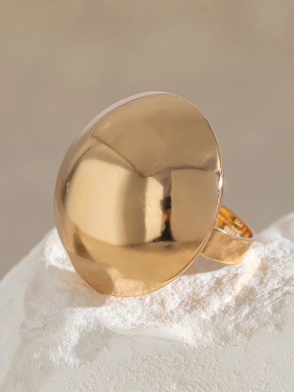 Shiny Geometric Rings Accessories