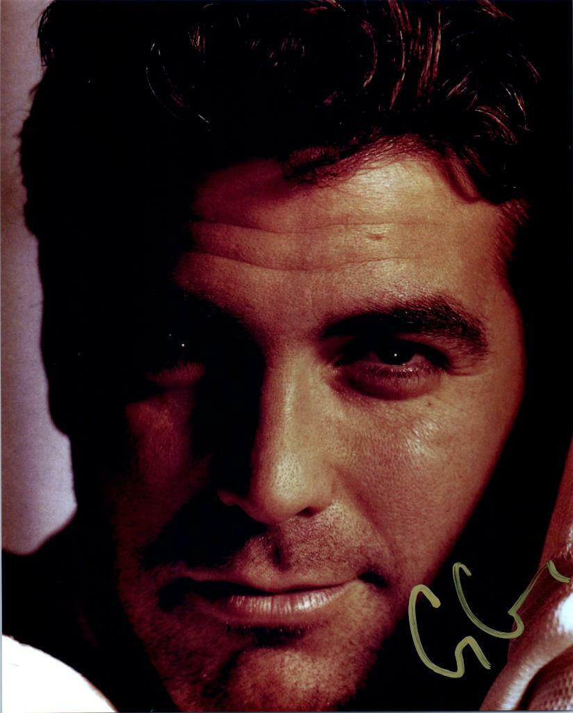 George Clooney autographed 8x10 Photo Poster painting signed Picture Very Nice and COA