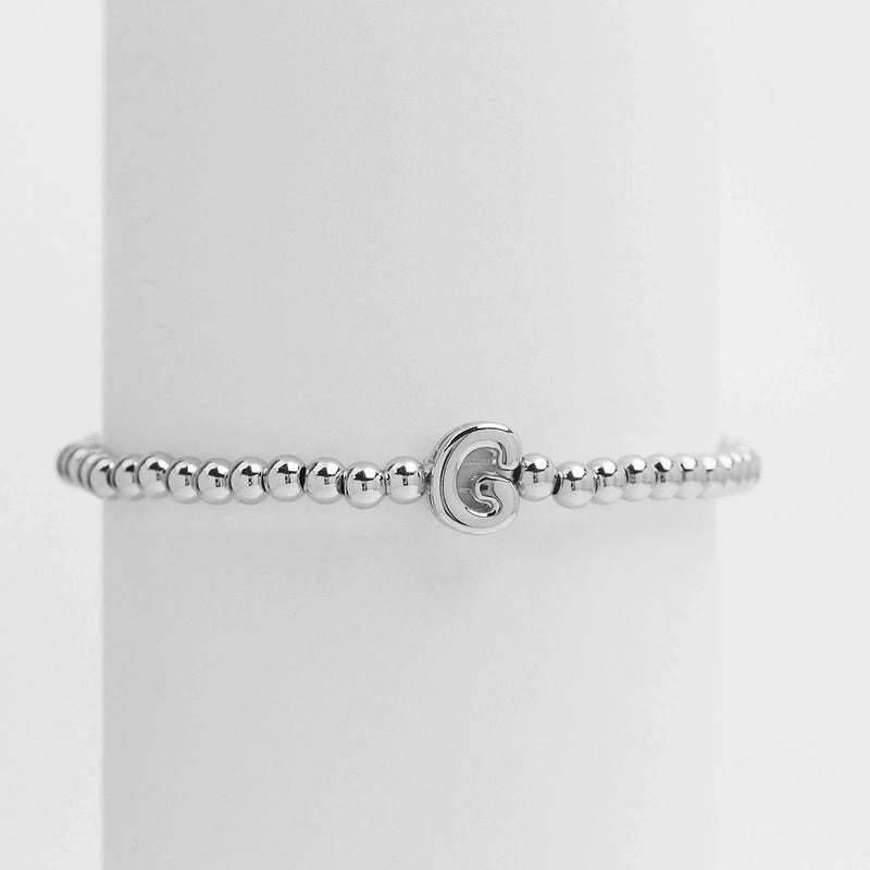 Copper Minimalist Plating Letter Bracelets