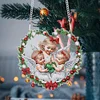 DIY Christmas Angel Diamond Painting Acrylic Hanging Pendant
