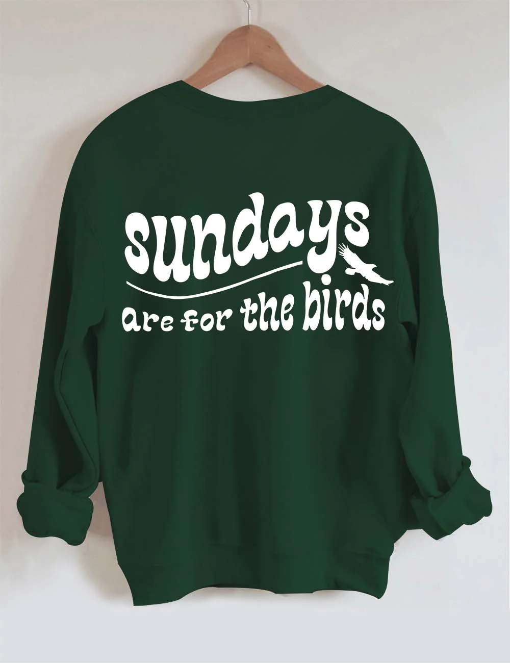 Sundays Are for The Birds Sweatshirt Go Birds Eagles Shirt 2 Sides - Happy  Place for Music Lovers