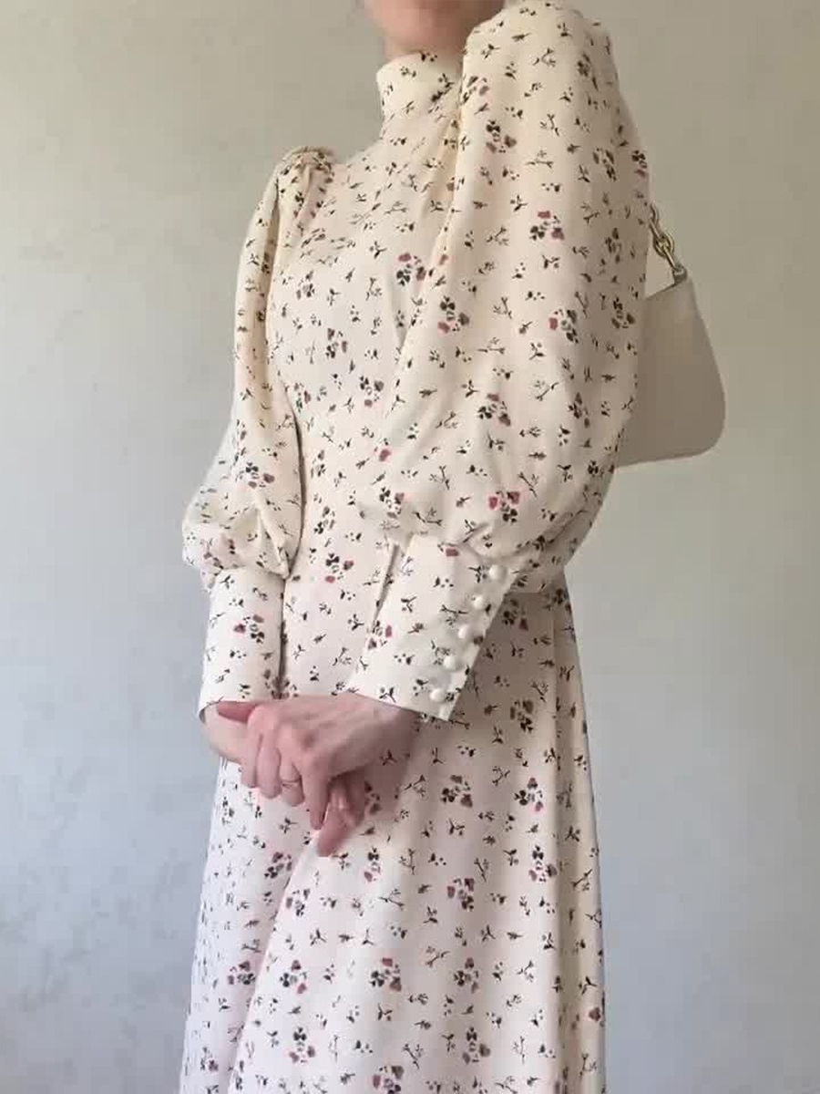 Elegant and Gentle Strappy Floral Dress | Oxredo Shop Ramadan Sale