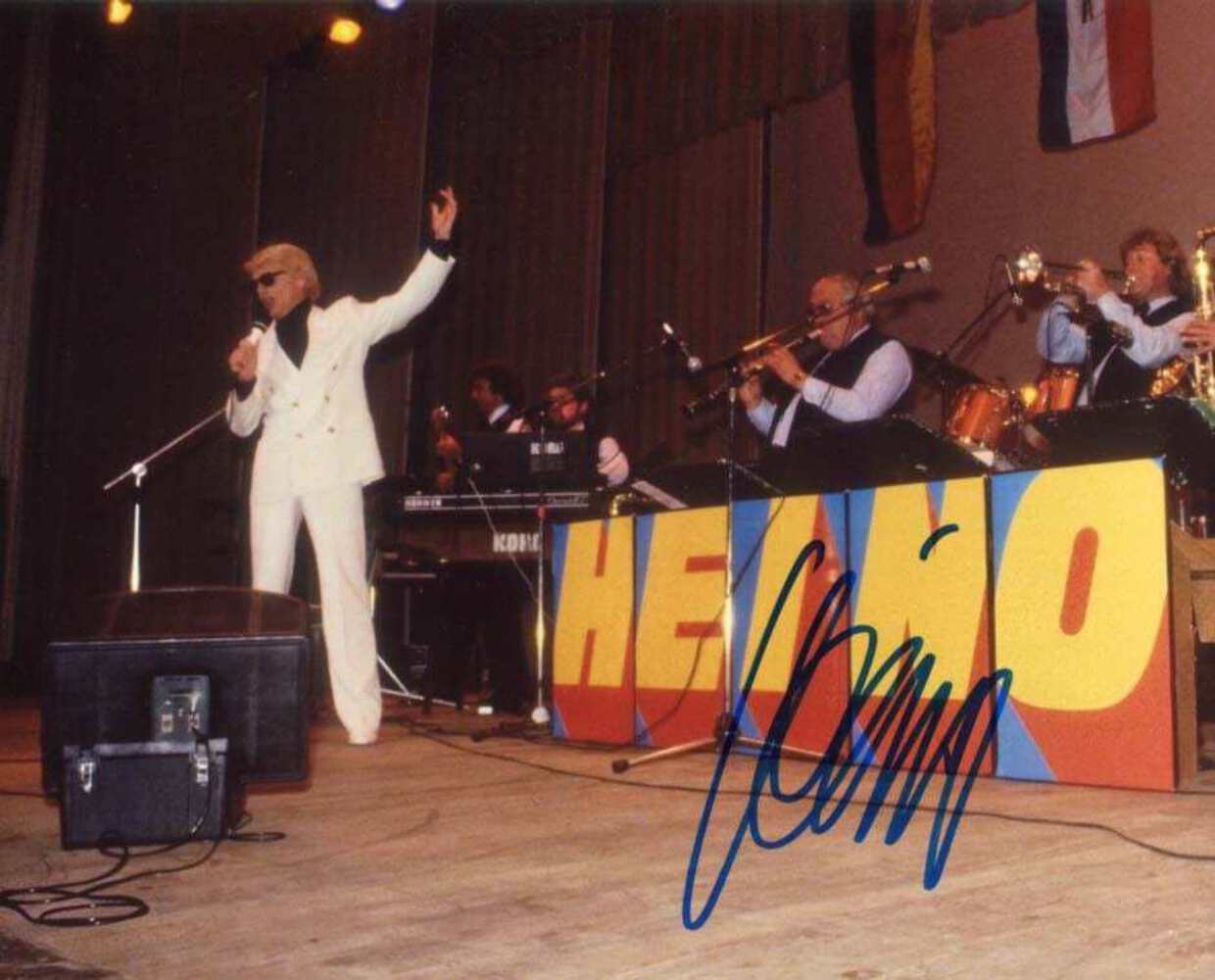 Heino TOP GERMAN SCHLAGER autograph, In-Person signed Photo Poster painting