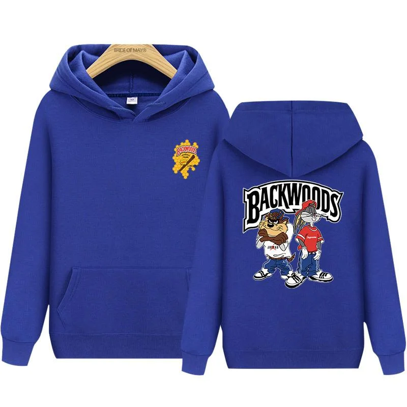 Cigar Backwoods TAZ Bugs  Couple Hoodie