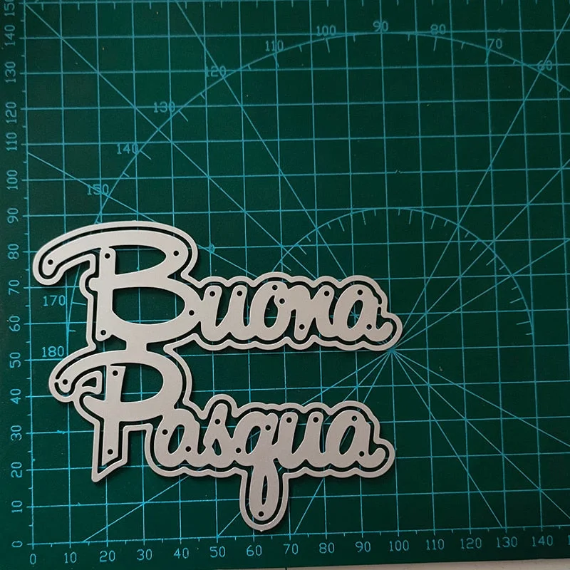 New Happy Easter bunny metal cutting die mould scrapbook decoration embossed photo album decoration card making DIY handicrafts