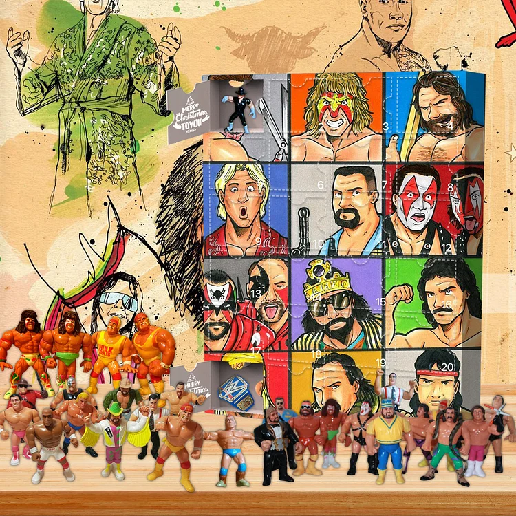 2023 WWE Advent Calendar -- The One With 24 Little Doors