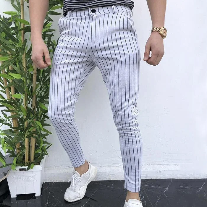 Striped Casual Pants
