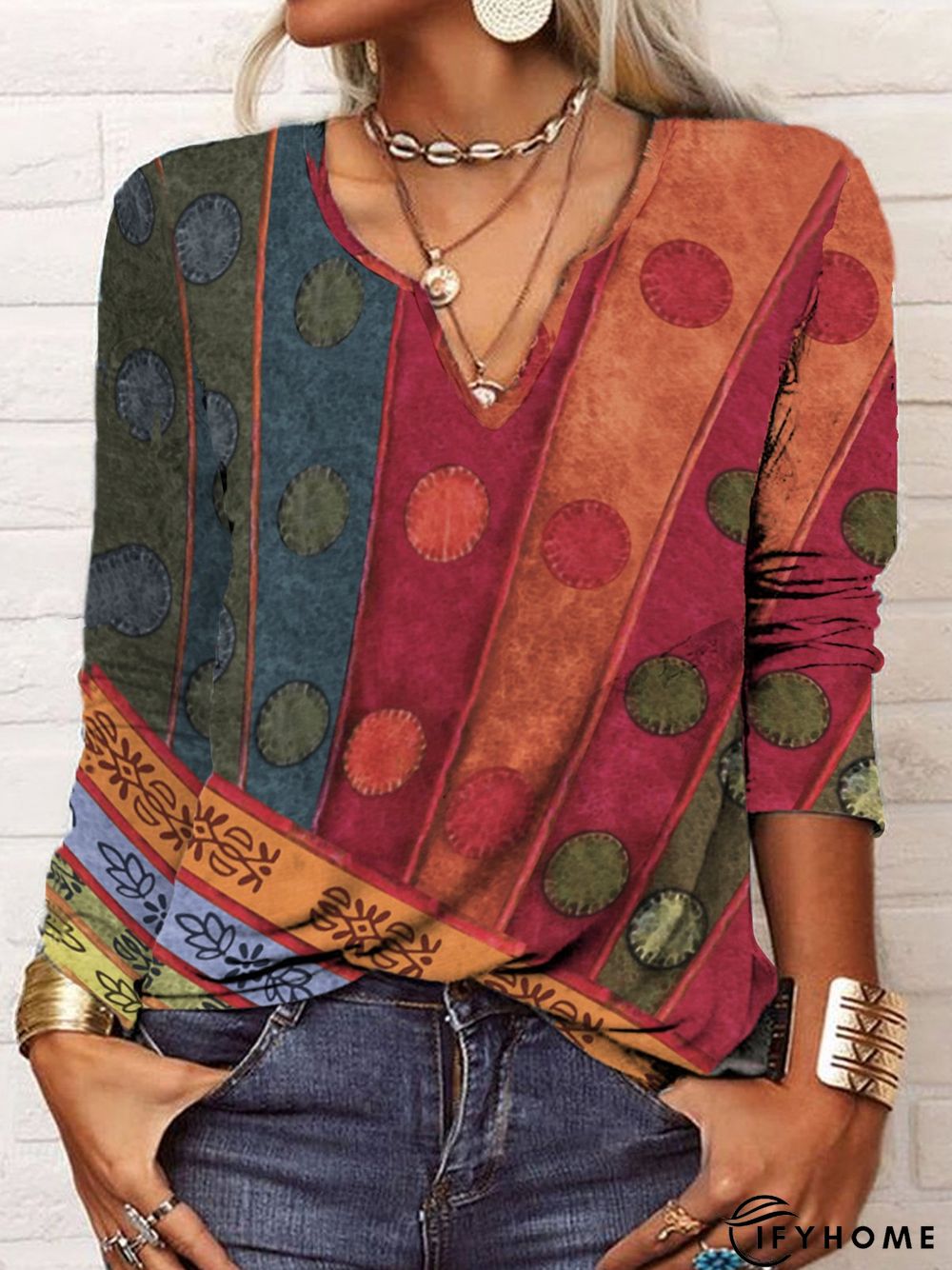 Ethnic Casual T-Shirt | IFYHOME