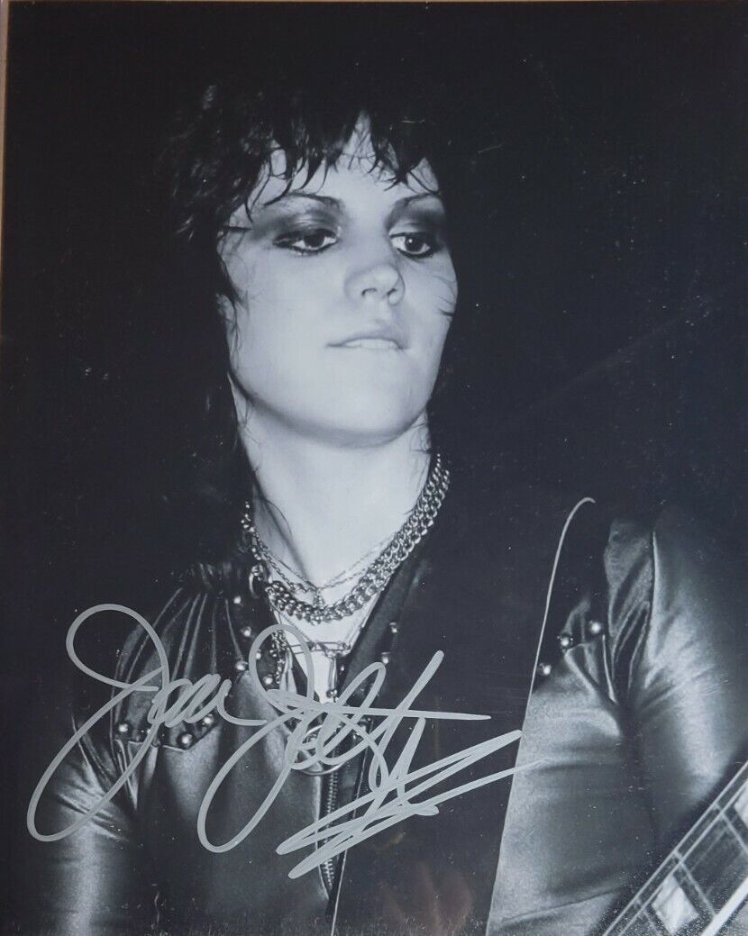 Joan Jett Authentic Autographed 8x10 Photo Poster painting w/ COA