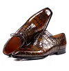Handcrafted Alligator Business Dress Shoes Formal Brogue Alligator Shoes