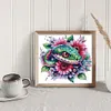 Flower Snake-14CT Stamped Cross Stitch 33*31cm/12.99*12.2in