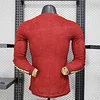 Joyfball 2025 Player Version Mexico National Red Long sleeved Football Shirt 1:1 Thai Quality（The player version jersey is a bit tight, please pay attention to the size selection）