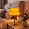 Mid Century Modern Desk Lamps Reusable Intage Dimmable Bedside Small Lamps USB Rechargeable Aesthetic Cute Table Light Unique Home Mushroom Decor