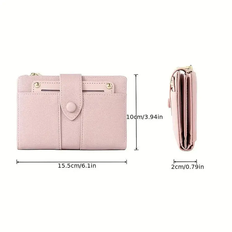 Premium Leather Women's Long Wallet with RFID Protection