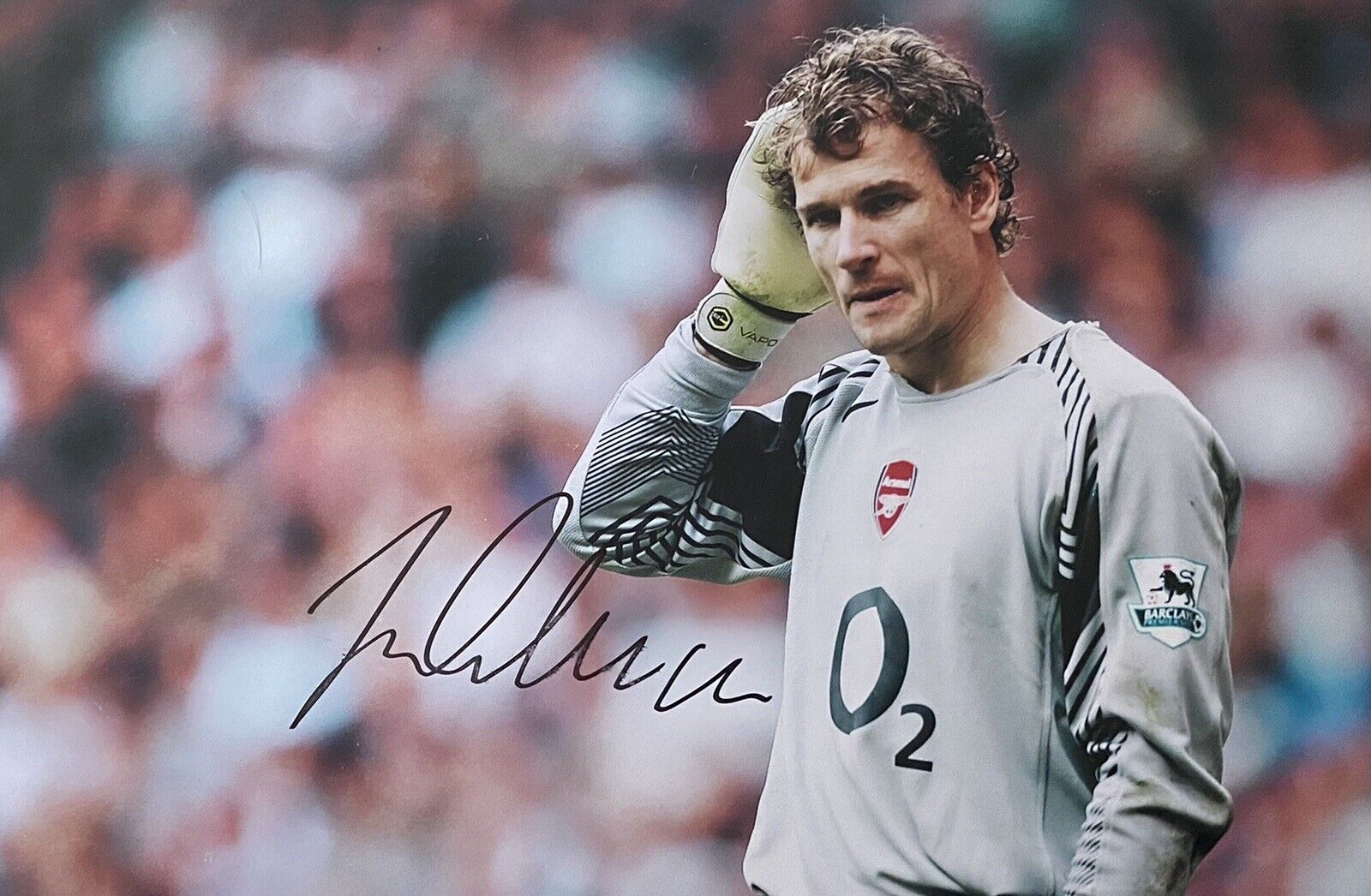 Jens Lehmann Genuine Hand Signed Arsenal 12x8 Photo Poster painting, See Proof